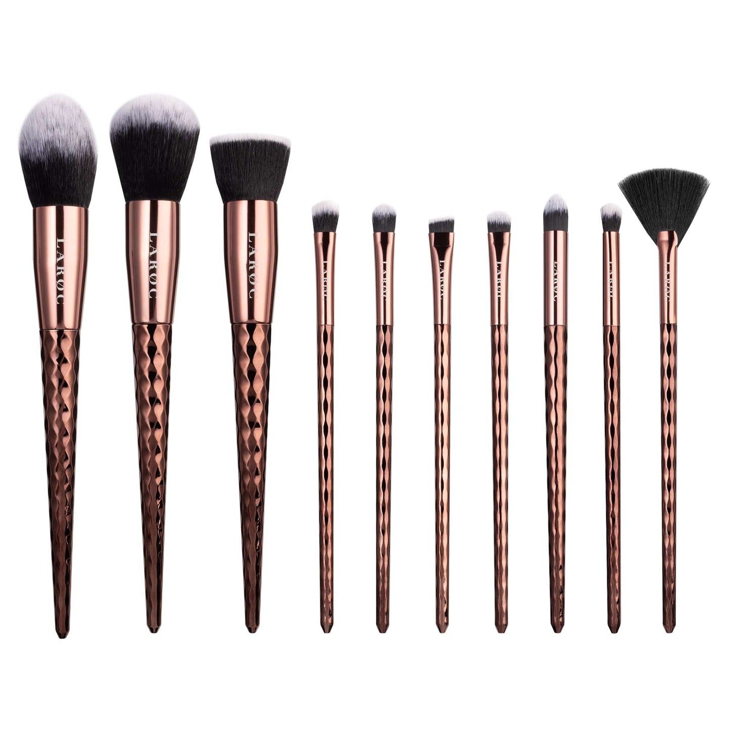 10 Piece Bronze Diamond Brush Set