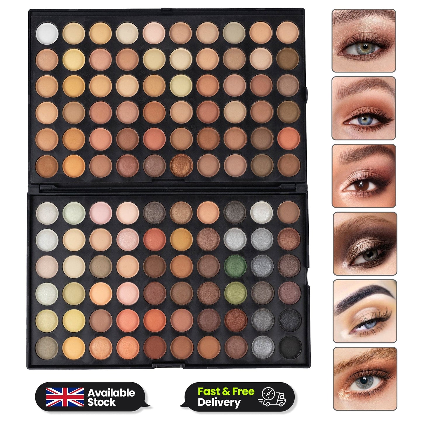 Nude Eyeshadow Palette - Natural LaRoc 120 Colour