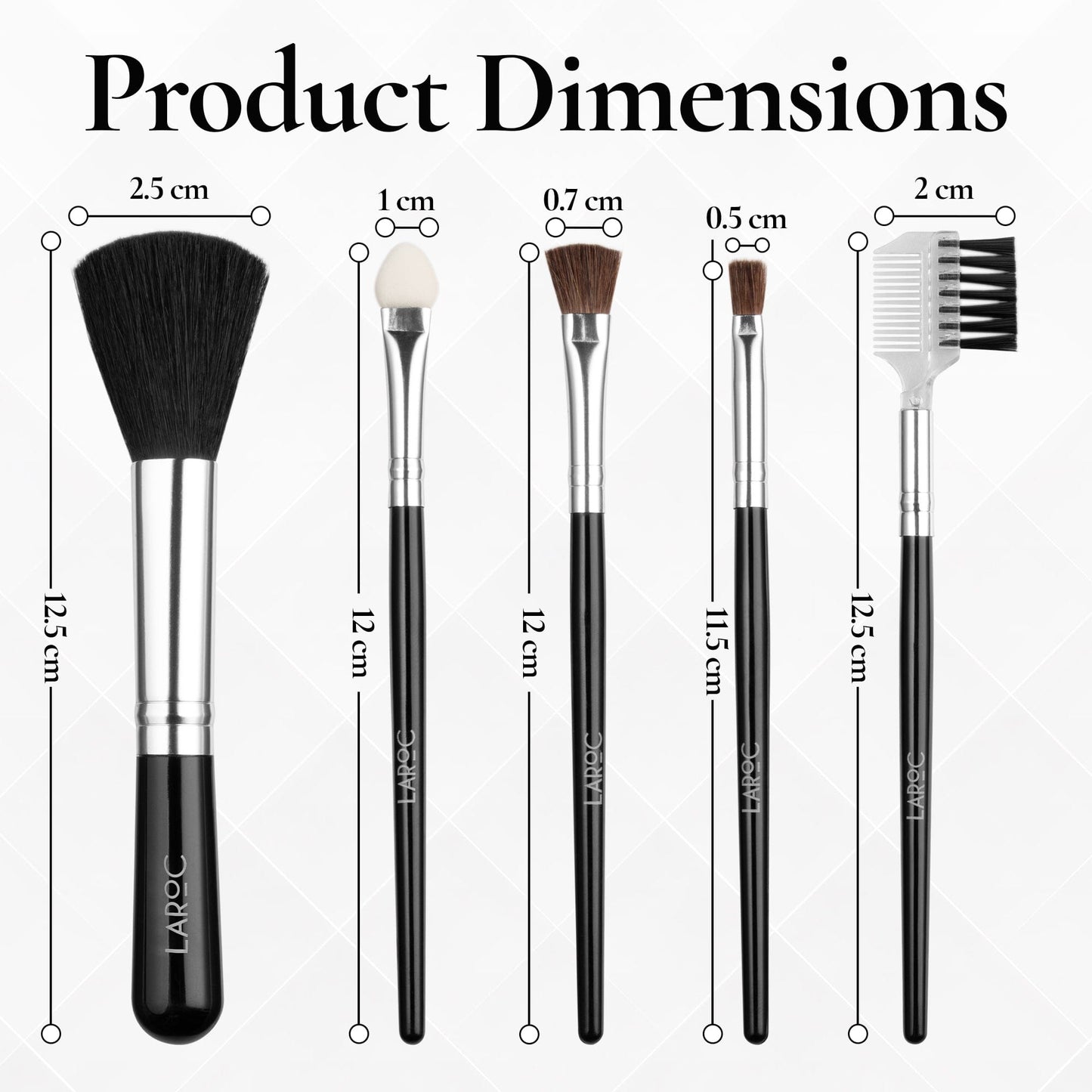 5 Piece Beginners Brush Set