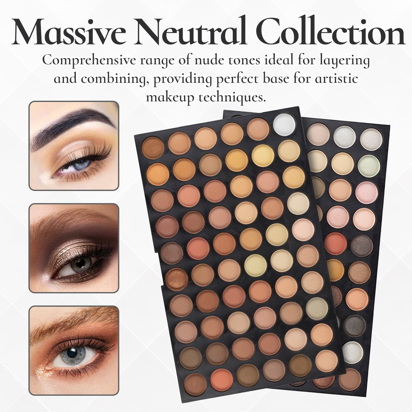 Nude Eyeshadow Palette - Natural LaRoc 120 Colour