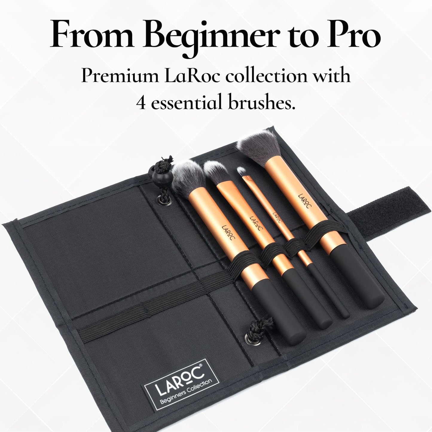 LaRoc 'Beginners Collection’ Makeup Brush Set - 4 Pieces