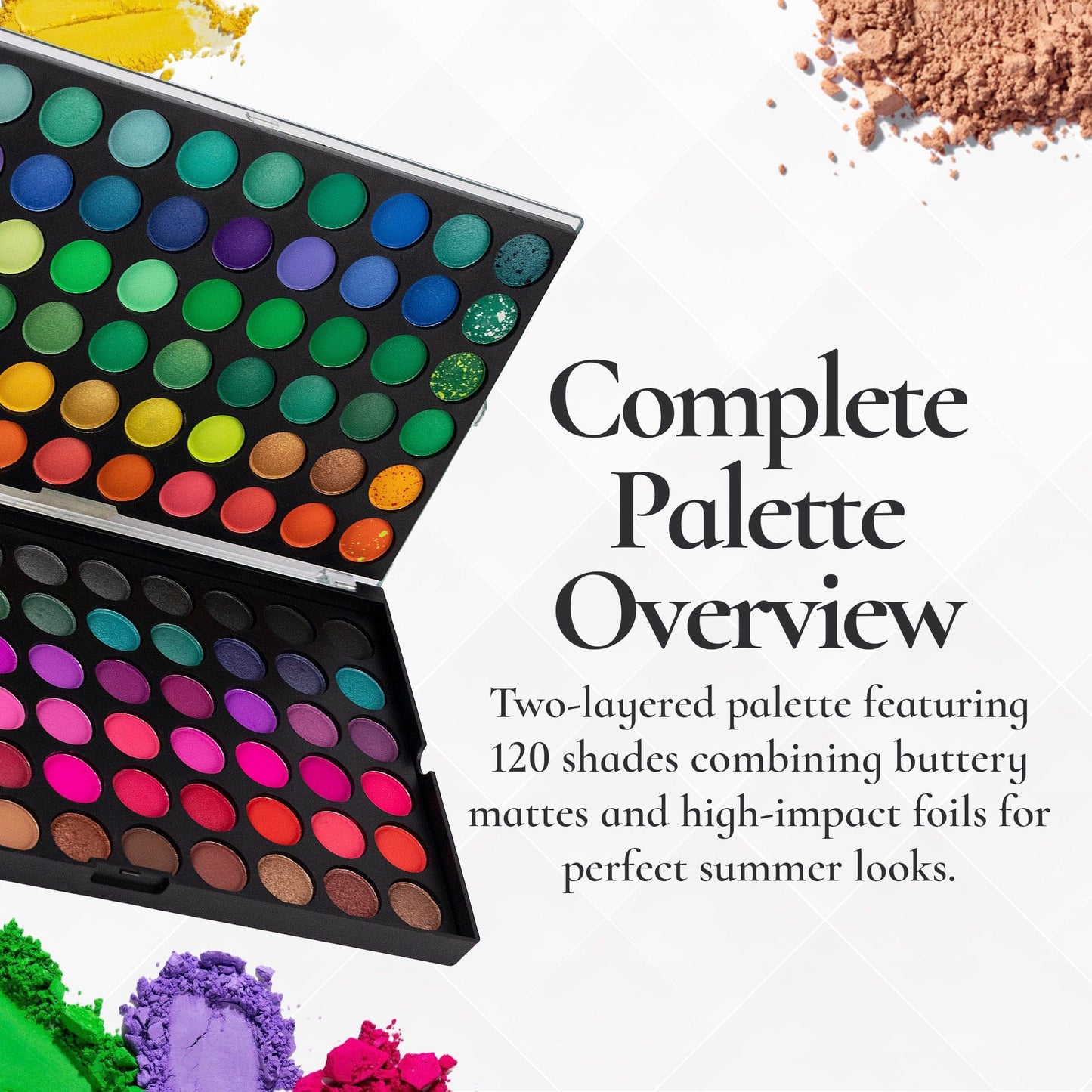 Summer Eyeshadow Palette - LaRoc 120 Colour