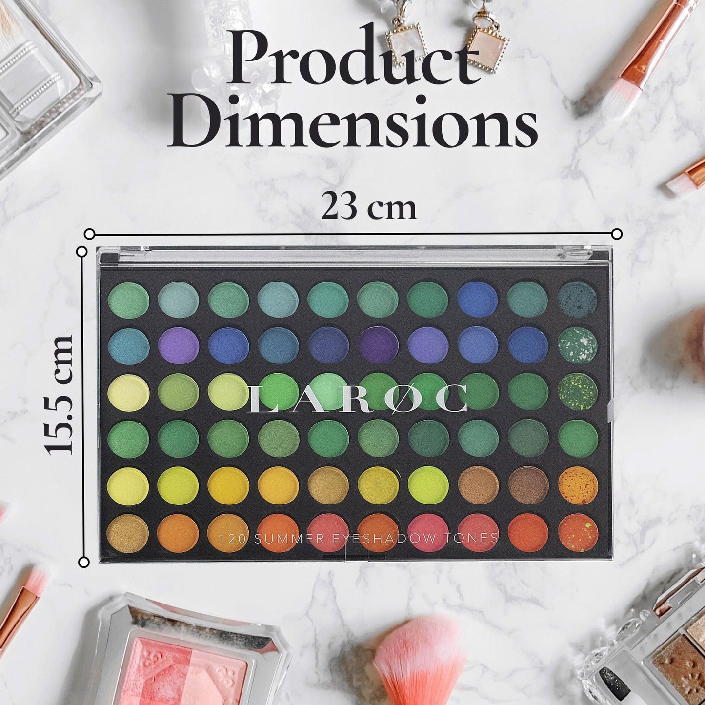 Summer Eyeshadow Palette - LaRoc 120 Colour