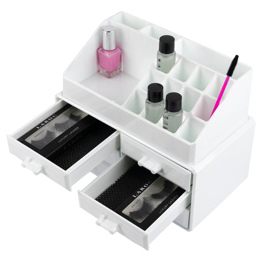 LaRoc Cosmetic Organiser - White