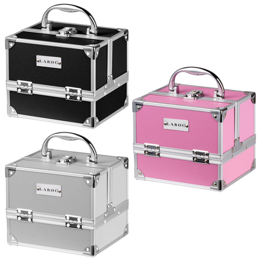 Makeup Case - Small, Aluminium - Laroc