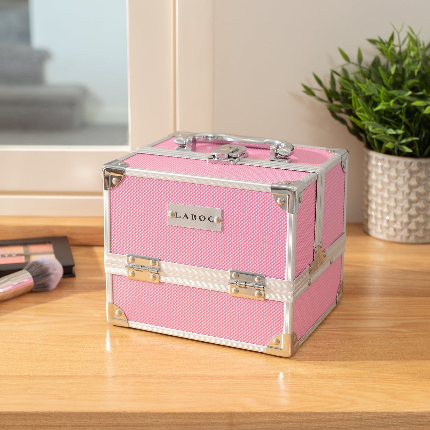 Makeup Case - Small, Aluminium - Laroc